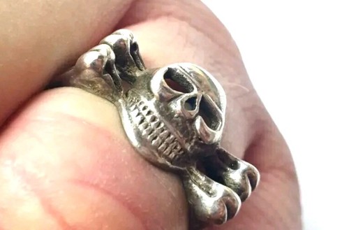Bague argent 925 - bague, biker