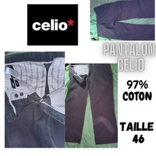 Pantalon Chic Celio 97 % Coton/ Taille 46 homme