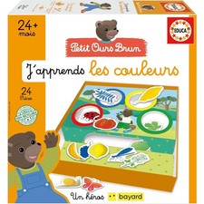 Jeu éducatif - Petit Ours Brun - J'apprends les couleurs - Dès 2 ans - Educa