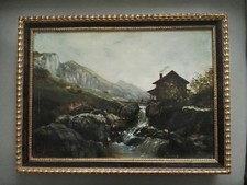 Paysage de montagne au torrent