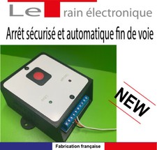 ARRET AUTOMATIQUE BUTOIR MODELISME FERROVIAIRE SIGNALETIQUE HEURTOIR