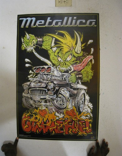 Affiche metallica gimme - affiche, fuel