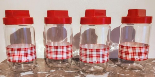 Bocaux verre vintage - verre,