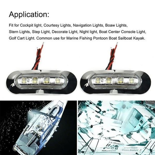 Set blanc lumières led - 4x,