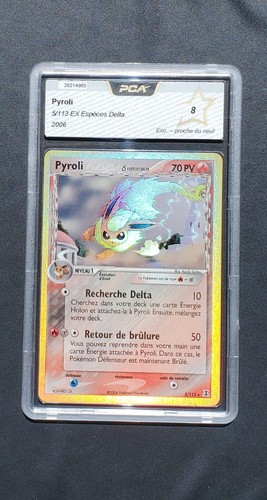 Carte pokémon pyroli - pokémon, holo