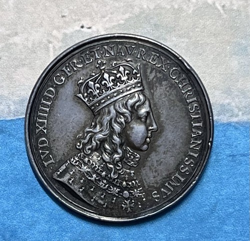 Louis xiv médaille du sacre - xiv,