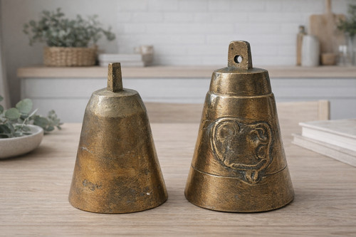 Double cloche ancienne - , en