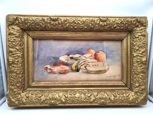 Ancienne aquarelle nature - ancienne,