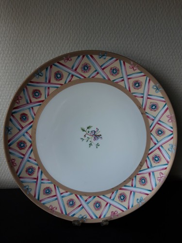 Plat service porcelaine - , de