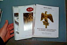 5 catalogues de vente - arme