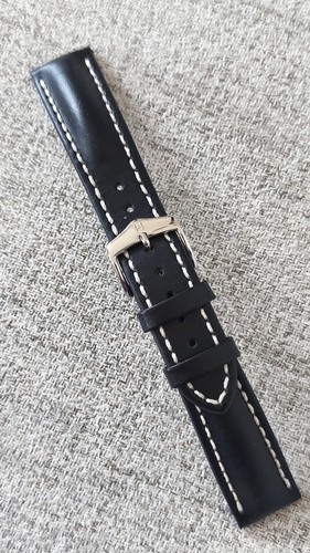 Bracelet montre cuir noir - montre,