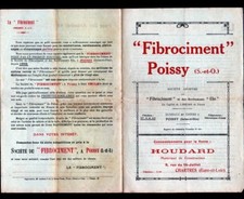 CHARTRES & POISSY (28 / 78) ARDOISE & PLAFOND FIBROCIMENT ELO "P. HOUDARD" Tract