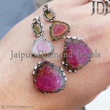 Naturel Tourmalin Diamants