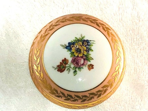 Limoges porcelain powder box - porcelain,