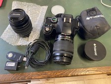 Camera Pentax K-x, noir avec accessoires