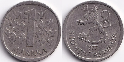 Mark markkaa 1977 - markkaa, m
