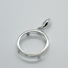Sterling Silver Dime Bezel 18