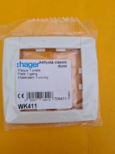 Hager wk411 plaque kallysta - wk411,