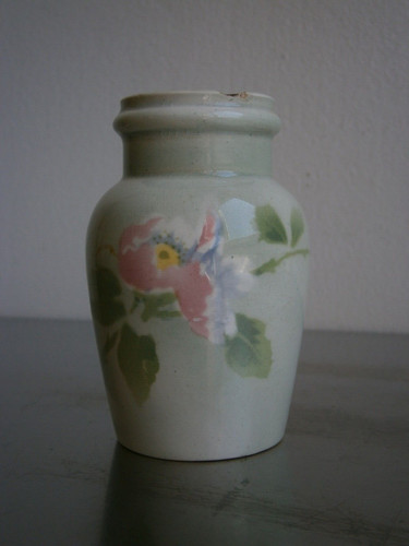 Pot moutarde fleurs - pot, à
