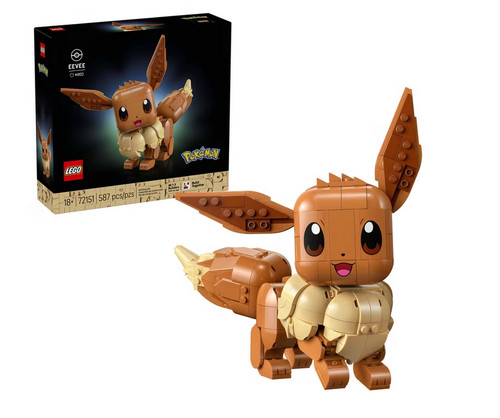 Lego pokémon eevee building - lego,