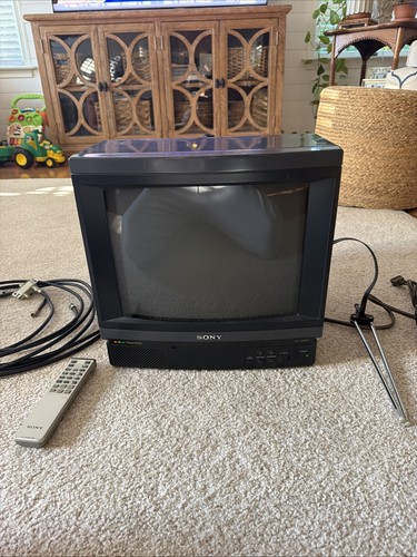 Vtg sony trinitron 1393r - vtg, kv-1393r