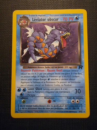 Carte pokémon léviator - carte, pokémon:
