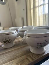 Lot 6 Bols À Soupe Porcelaine