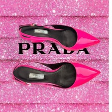 PRADA escarpins rose 40