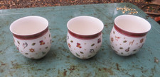 3 tasses/mugs Noël Villeroy Boch