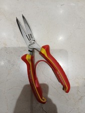 Pince à bec demi rond coudé