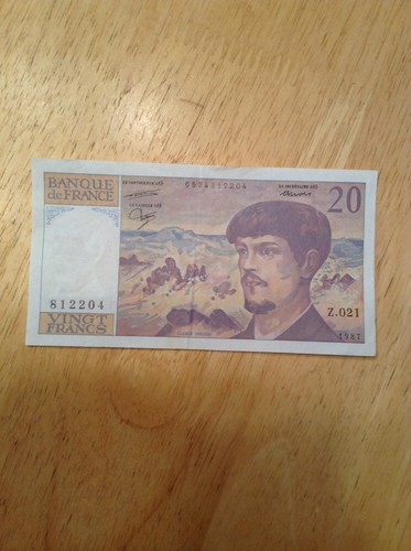 1987 francs from france - 1987, 20
