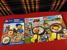 Lot de 3 LIVRES LEGO CITY 
