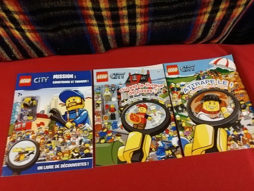 Lot livres lego city - de,