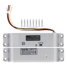 Serrure à Boulon Goutte Électrique Alliage Aluminium Argent Convient pour Port