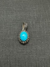 Ancien Pendentif En Argent