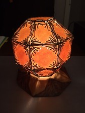 Lampe Art Deco Années 30 en peau