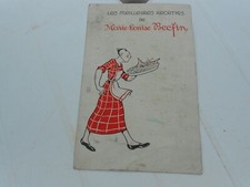 Marie-Louise BECFIN fiches recettes