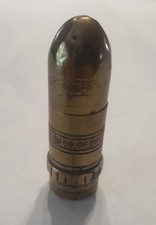 Ancien briquet de Poilu en forme de mini obus déco artisanat de tranché WW1