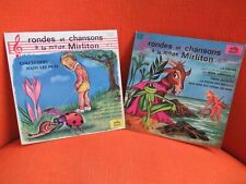 2 VINYLS 45 T – RONDES ET