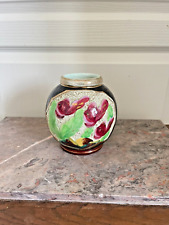 Ancien Vase Décor Poisson