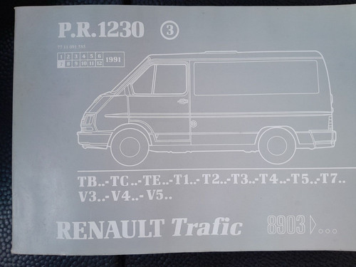 Renault trafic traction 1989 - renault,