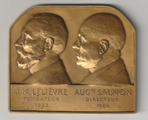 Superbe rare plaquette - &,