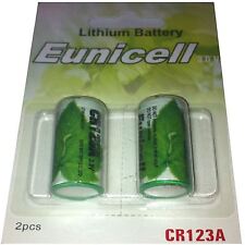 ENVOI SOUS SUIVI Eunicell 2 Piles CR123 CR123A  123A 1500mAh  3V LITHIUM