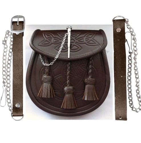 Kilt sporran cuir - kilt,