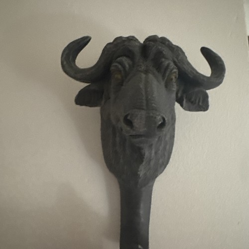 Patère tète buffle en - tète,