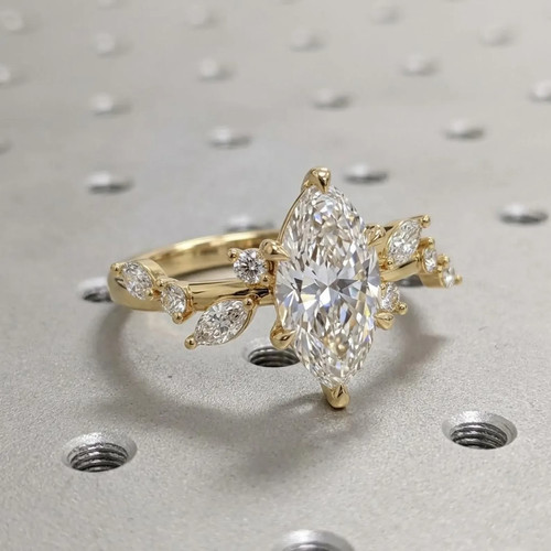 Bague design feuille - bague,