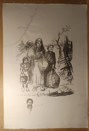Eau forte steinlen - eau-forte,