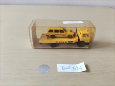WIKING, CAMION PORTE VOITURE ADAC  AVEC VOITURE ADAC 1/87e