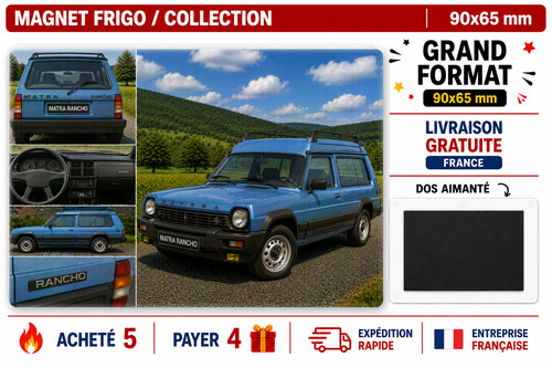 Magnet frigo rancho voiture - magnet,