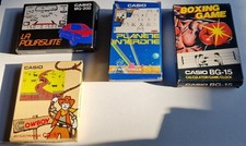 Game And Watch Casio  4 Boites Vide d Origines  Avec Certaines  Notices